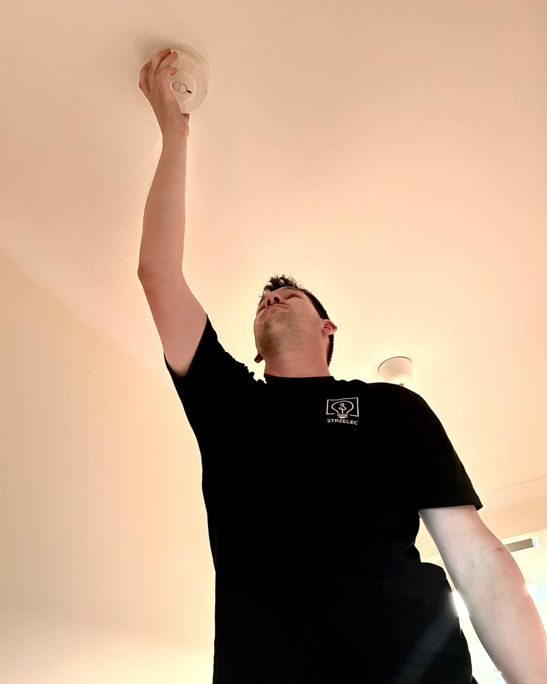 Smoke detector installation and compliance check by STRZELEC Electrical, Adelaide